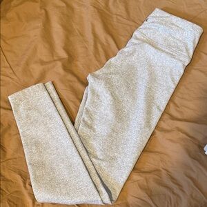 Gray Herringbone Leggings